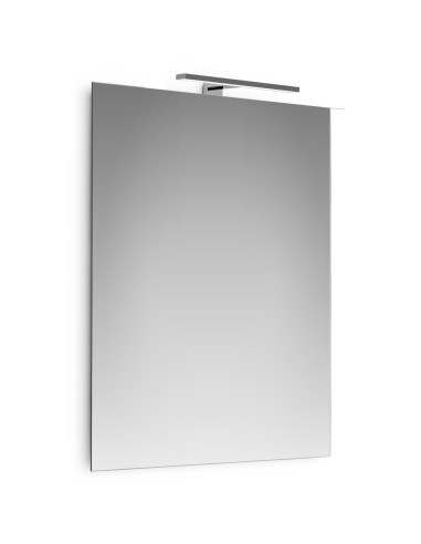 SPECCHIO C/TELAIO  60X80 CM LAMPADA LED 30 CM