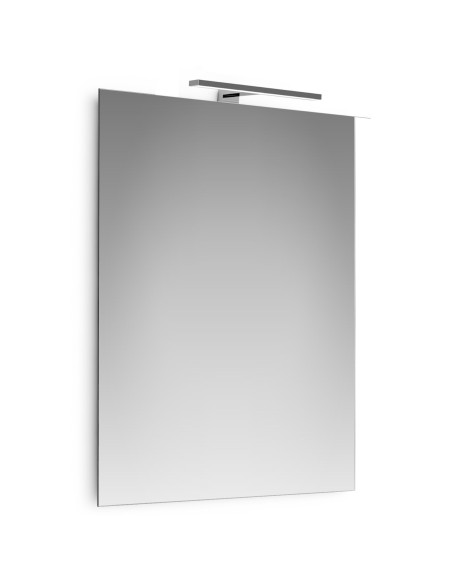 SPECCHIO C/TELAIO  60X80 CM LAMPADA LED 30 CM