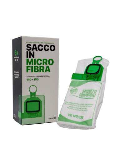 RICAMBIO FOLLETTO SACCO IN MICROFIBRA K140/150...