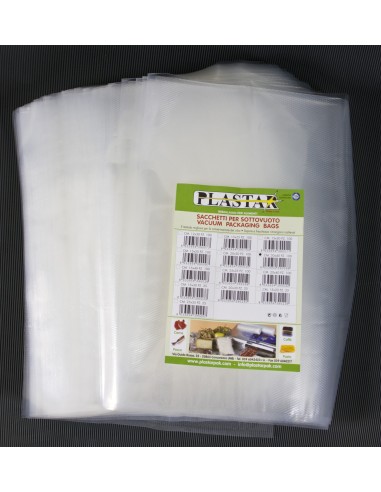 BUSTA GOFFRATA 40X60 CM P/SOTTOVUOTO 100 PZ