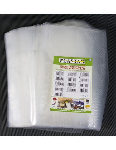 BUSTA GOFFRATA 40X60 CM P/SOTTOVUOTO 100 PZ