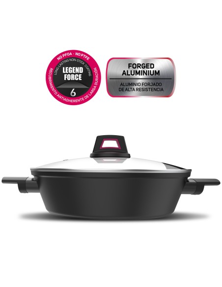 CASSERUOLA TAURUS KCK4028L D 28 CM C/COPERCHIO