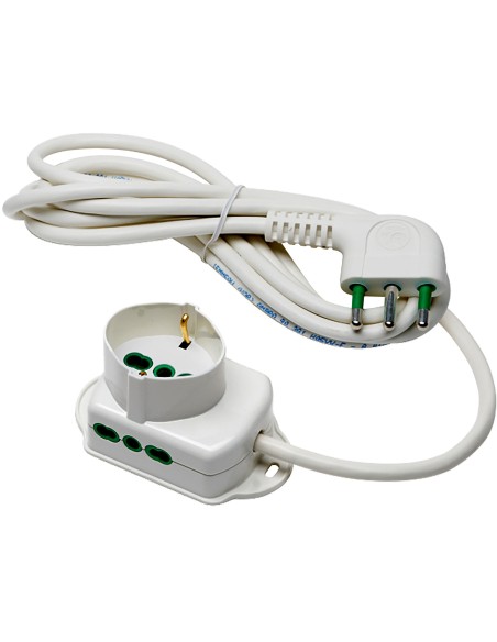 FME 42.107 MULTIPRESA 2P BIP+1BIP/SCHUKO TRIAX 3 M