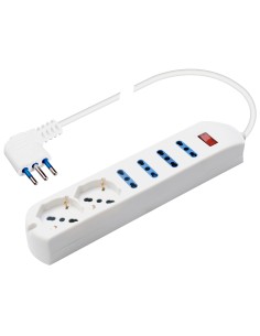 POLYPOOL PP2531 MULT. 6 PRESE 2 PRESE SCH+4 BIPASSO SPINA...