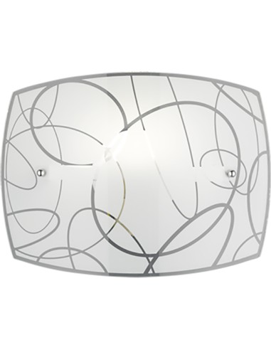 APPLIQUE SPIRELLI DECORO CERCHI E27 30X22 CM