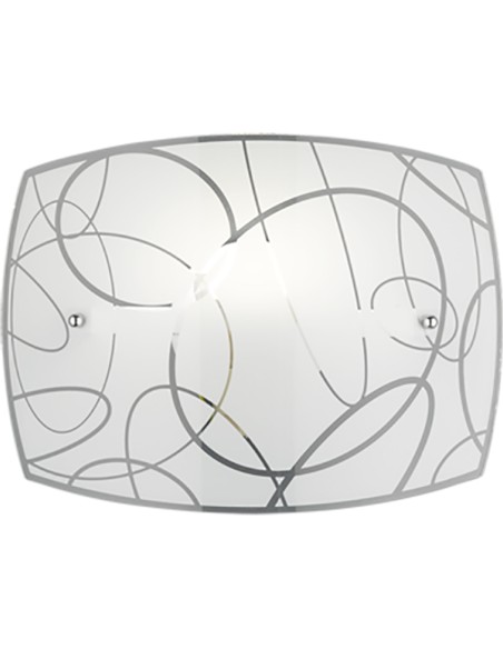 APPLIQUE SPIRELLI DECORO CERCHI E27 30X22 CM