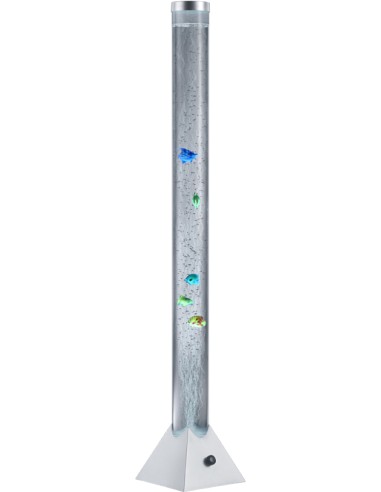 PIANTANA LED MOTION PESCI COLORATI RGB 1W H 130 CM