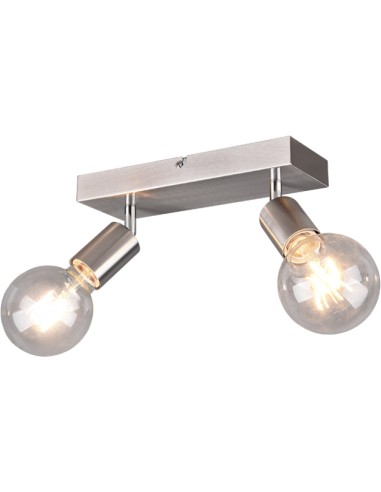 BARRA 2 FARETTI VANNES ACCIAIO SATINATO