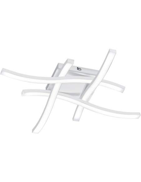 PLAFONIERA LED ROUTE BIANCO 4 LUCI X 5W 4000K