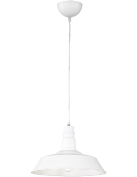 LAMPADA SOSP WILL METALLO D 36 CM BIANCO