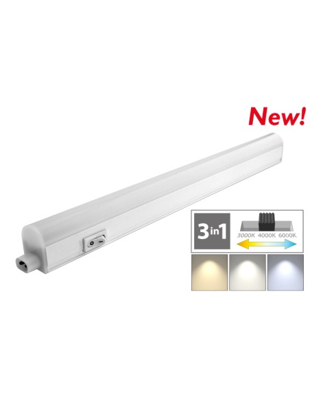 REGLETTE LED 120 CM 19W  2000LM  3000-4000-6000 K