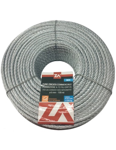 CAVETTO ACCIAIO INOX 49F D 2 MM 50 M