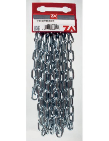 CATENA GENOVESE ZINCATA PRETAGL 6 MM N23 2,5 M