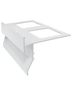 GOCCIOLATOIO P/BALCONI PVC MM 85X2,6 M BIANCO