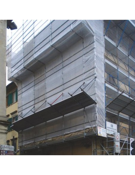 RETE P/PONTEGGI C/ASOLE 1,8X25 M BIANCO