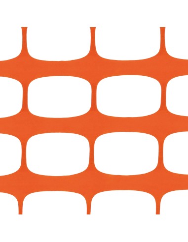 RETE DA CANTIERE H 1,2X50 M 100 GR/M2 ARANCIO