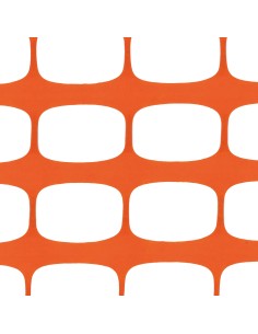 RETE DA CANTIERE H 1,5X50 M 100 GR/M2 ARANCIO