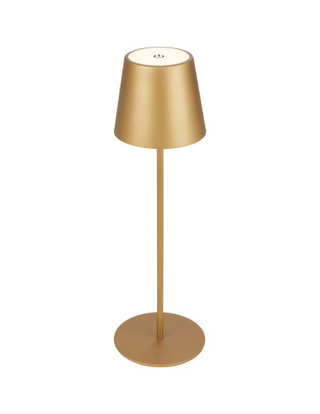 LAMPADA DA TAVOLO BT10009 BATT RICARIC ORO