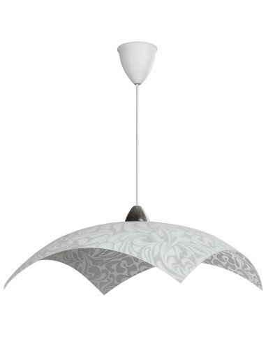 LAMPADA SOSP DANIEL 50X50 1XE27 VETRO LASTRA...