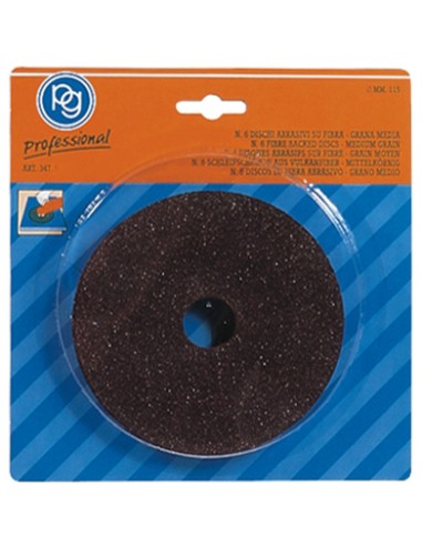 POGGI 347.00 6 DISCHI ABRASIVI FIBRA D 115 MM...