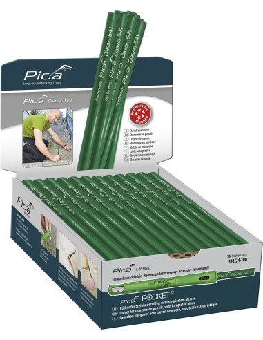 DISPLAY MATITA P/CARPENTIERE 240 MM DA 100 PZ