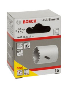 BOSCH-A SEGA A TAZZA BIMETALLICA HSS D  40