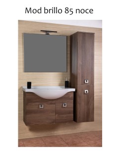 MOBILE BAGNO BRILLO 85 SOSP. NOCE