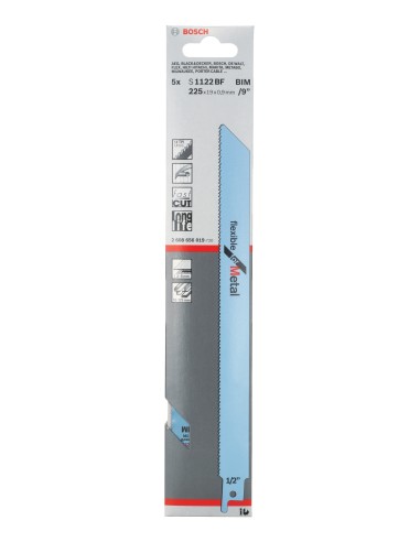 BOSCH-A 5 LAME S1122 BF P/SEGA P/LAMIERA