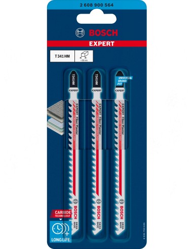 BOSCH-A 3 LAME T 341 HM P/SEGHETTO ALTERNATIVO