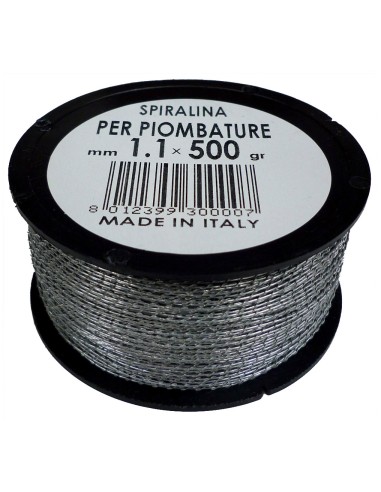 FILO SPIRALINO P/PIOMBATURE D 1,1 MM   500 G