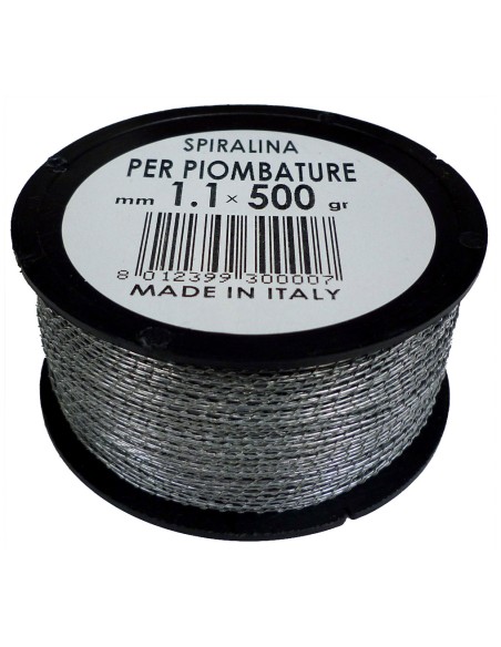 FILO SPIRALINO P/PIOMBATURE D 1,1 MM   500 G