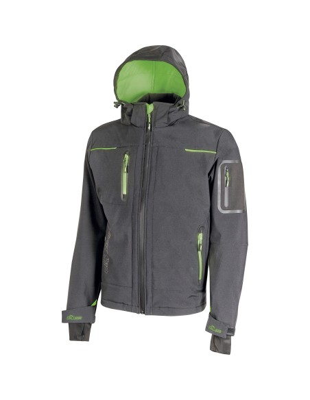 U-POWER GIACCONE SPACE GRIGIO-VERDE TG.  XL