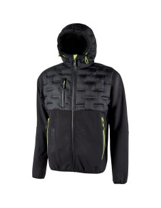 U-POWER GIACCONE SPOCK NERO-GIALLO TAGLIA L