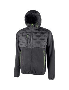 U-POWER GIACCONE SPOCK GRIGIO-VERDE TAGLIA M