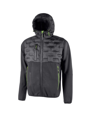 U-POWER GIACCONE SPOCK GRIGIO-VERDE TAGLIA L