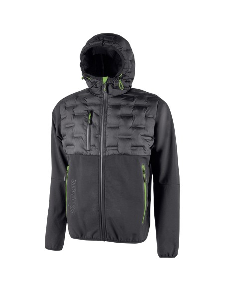 U-POWER GIACCONE SPOCK GRIGIO-VERDE TAGLIA L