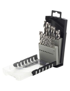 SERIE 19 PUNTE HSS FRESATE D 1/10 MM