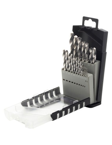 SERIE 19 PUNTE HSS FRESATE D 1/10 MM