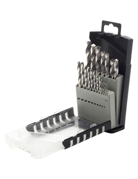 SERIE 19 PUNTE HSS FRESATE D 1/10 MM