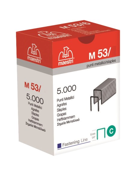 MAESTRI PUNTI SPILLATRICE ART. M 53/ 6 DA 5000 PZ