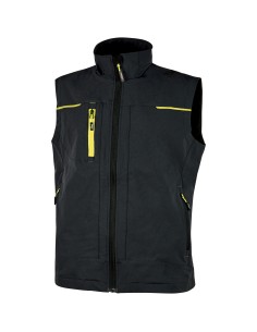 U-POWER GILET SATURN NERO/GIALLO TG.  L
