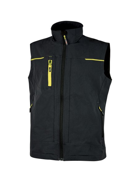 U-POWER GILET SATURN NERO/GIALLO TG.XXL