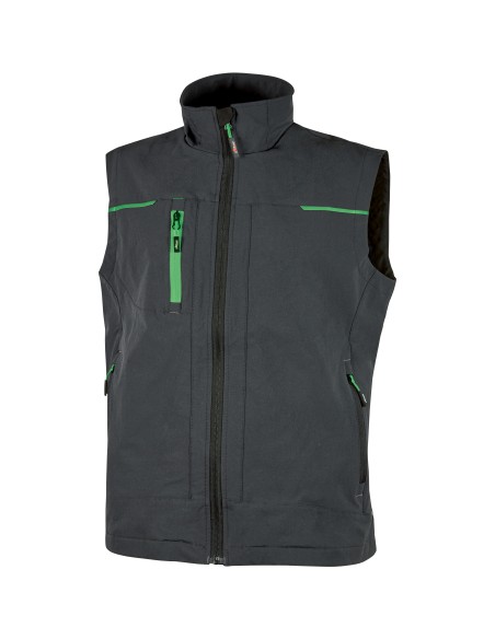 U-POWER GILET SATURN GRIGIO/VERDE TG.  L