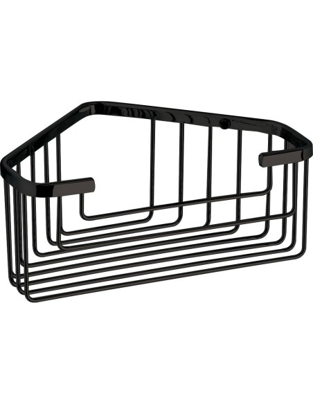 GEDY 2483 ANGOLIERA P/DOCCIA FILO ACC NERO OP