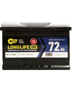 BATTERIA AUTO MV STARTSTOP 72AH 720A TECNOL EFB