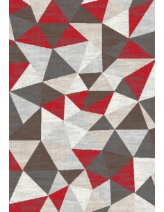 TAPPETO DECORA ROSSO DIS.002 110X170 CM
