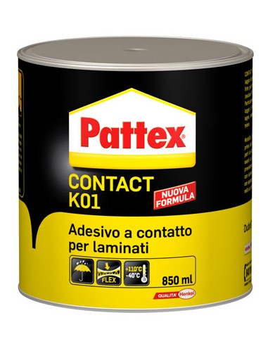 PATTEX ADESIVO CONTACT K01 P/LAMINATI 850 ML