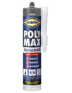BOSTIK POLYMAX SIGILLANTE 280 ML NERO CARTUCCIA