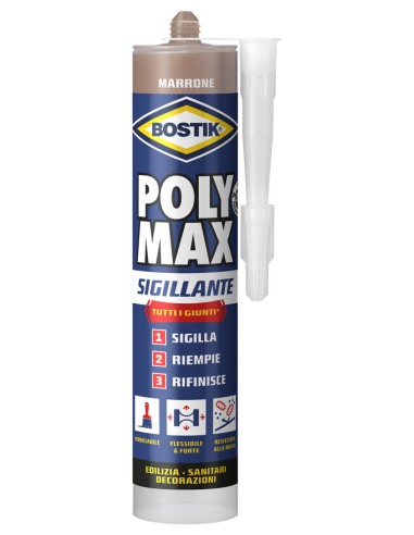 BOSTIK POLYMAX SIGILLANTE 280 ML MARRONE CARTUC