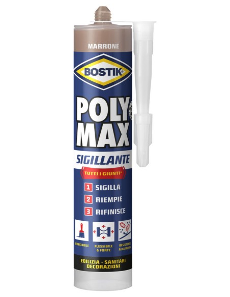 BOSTIK POLYMAX SIGILLANTE 280 ML MARRONE CARTUC